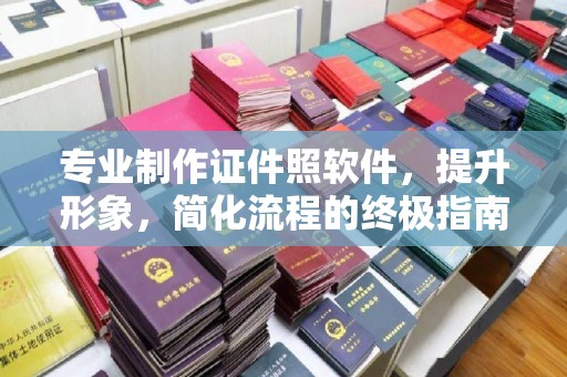 海东专业制作证件照软件，提升形象，简化流程的终极指南